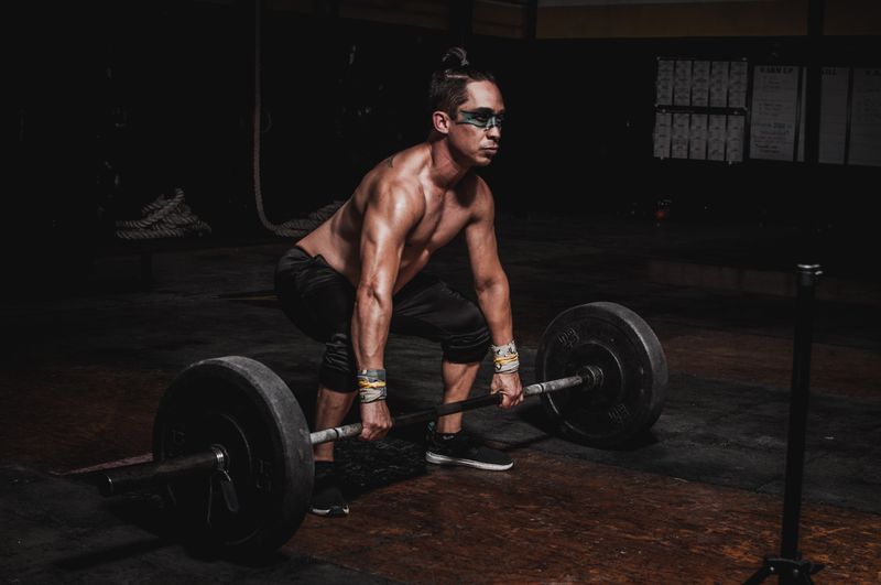 Barbell strength training at Iron North